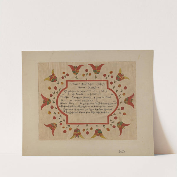 Fraktur by Richard Barnett