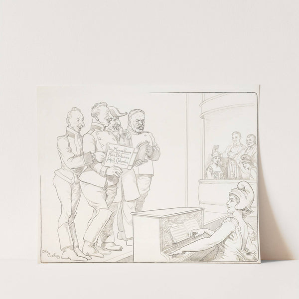 France (chef d’orchestra); Now, all together. Hindenburg, Tirpitz, William and Son; Allona, enfanta de la Patrie-e! (1917) by Otho Cushing