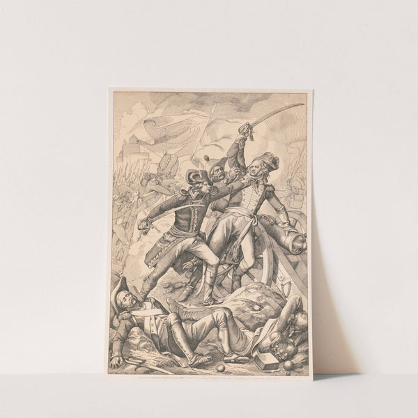 France. The Siege of Toulon 1793 Die belagerung von Toulon. (1863) by Francis Rixinger