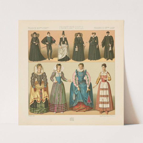 France XVIe siecle (1876-1888) by Auguste Racinet