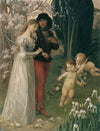 Francesca da Rimini und Paolo Junges Paar im Garten