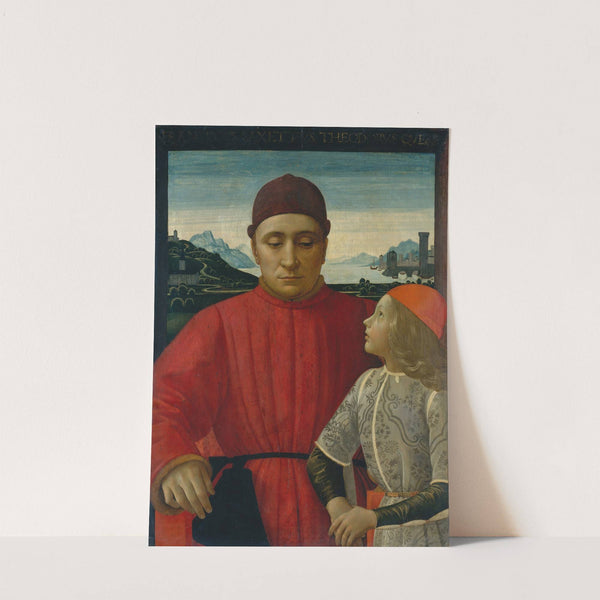 Francesco Sassetti (1421–1490) and His Son Teodoro by Davide Ghirlandaio