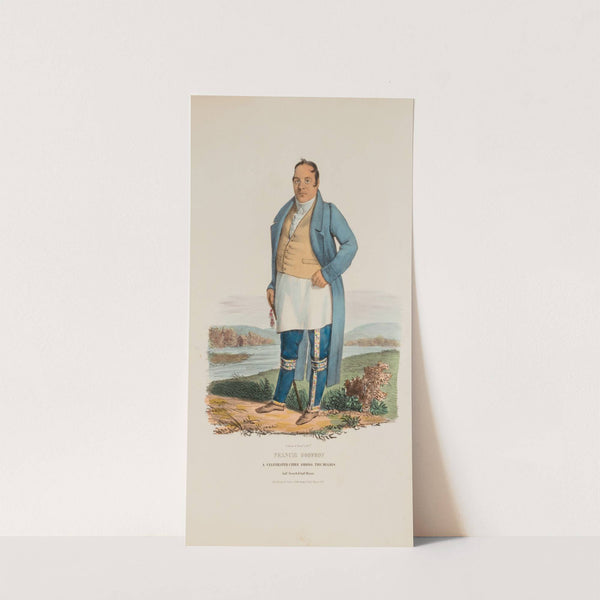 FRANCIS GODFROY; A Celebrated Chief Among the Miamis (1835) by James Otto Lewis