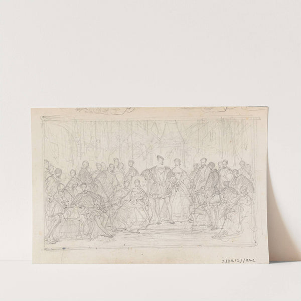 Francis I of France in Fontainebleau by Nicaise De Keyser