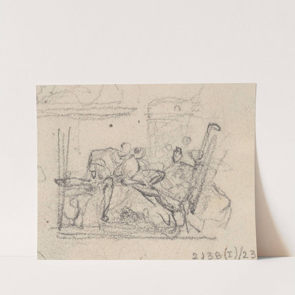 Francis I of France Visiting Benvenuto Cellini's Studio by Nicaise De Keyser