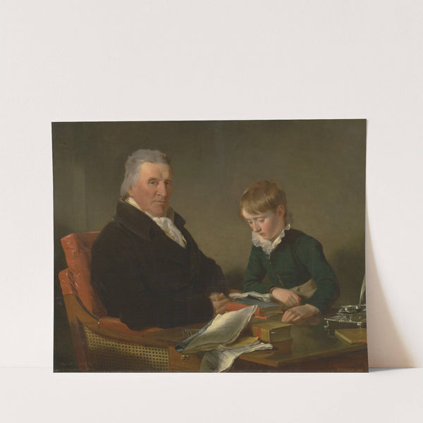 Francis Noel Clarke Mundy and His Grandson, William Mundy by Ramsay Richard Reinagle