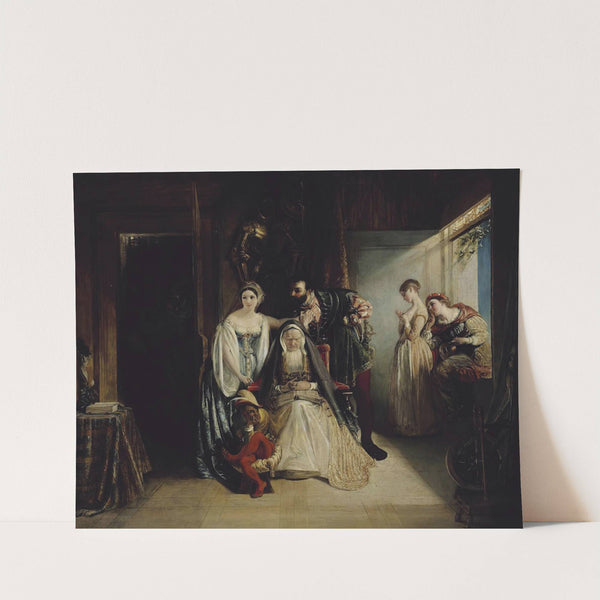 Francis The First And Diane Of Poitiers (1834) by Daniel Maclise