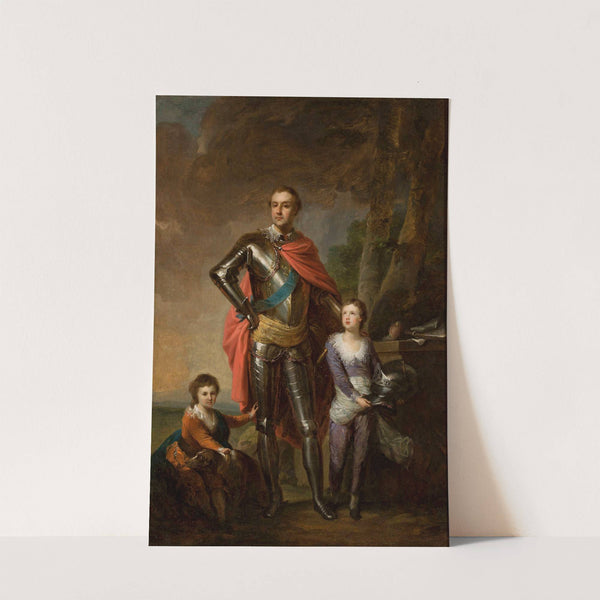 Franciszek Ksawery Branicki with his sons, Aleksander and Władysław (circa 1790) by Johann Baptist von Lampi the Elder