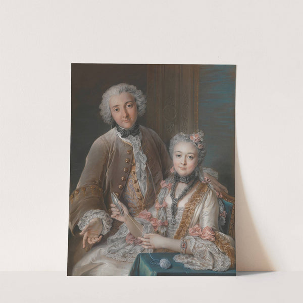 François de Jullienne (1722–1754) and Marie Élisabeth de Jullienne (1724–1795) (1743) by Charles-Antoine Coypel