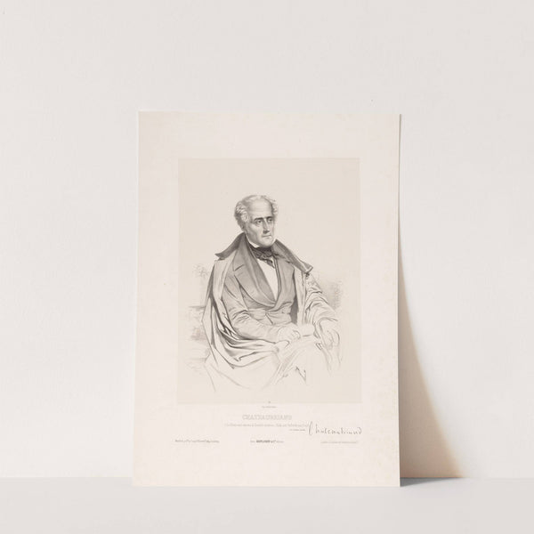 François René de Chateaubriand (1848) by Marie-Alexandre Alophe