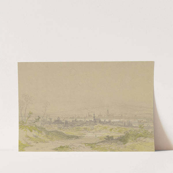 Frankfurt am Main vom vom Wendelsweg in Sachsenhausen aus gesehen by Carl Morgenstern