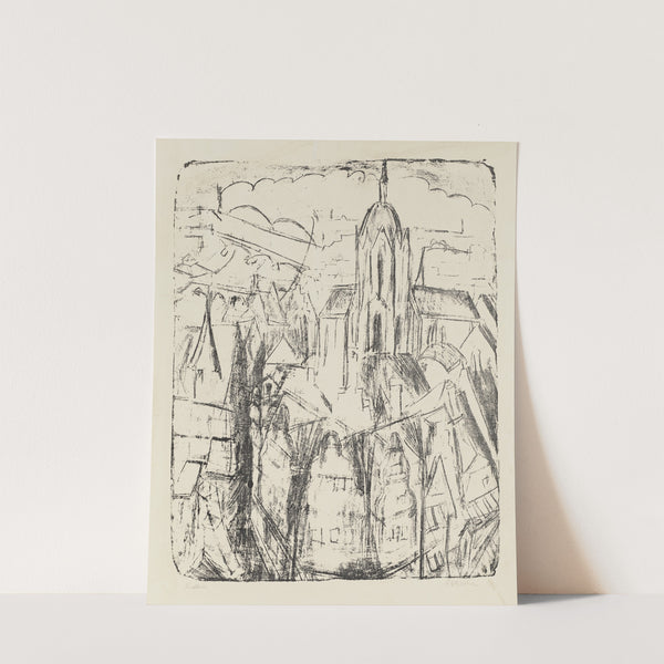 Frankfurter Dom (1916) by Ernst Ludwig Kirchner