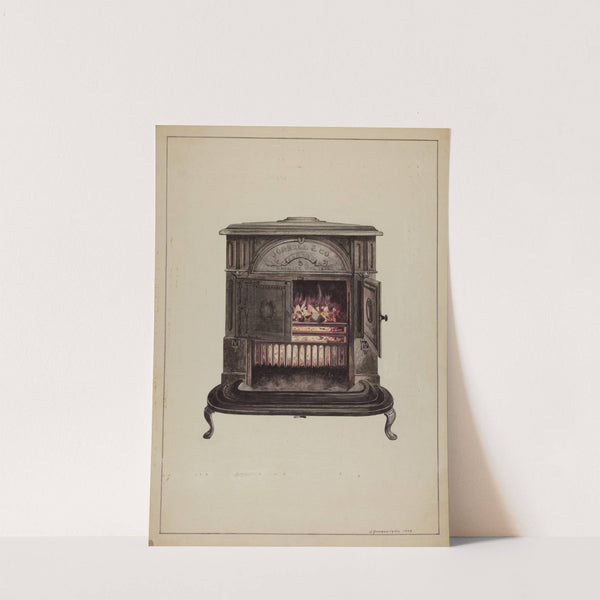 Franklin Stove by J. Howard Iams