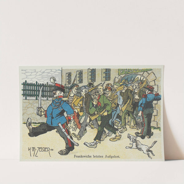 Frankreichs letztes Aufgebot. (1914) by Karl Theodor Zelger