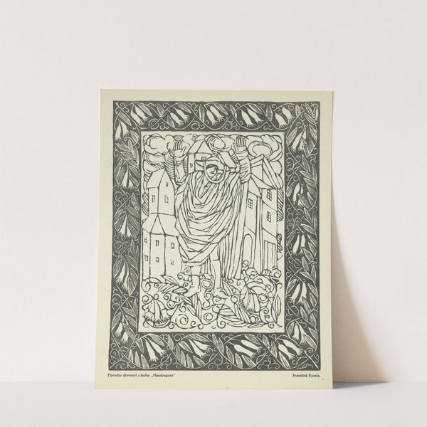 František Kysela; Původní dřevory z knihy 'Mandragora' by Josef Čapek