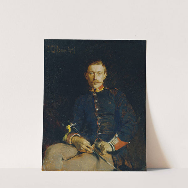 Franz Dangl in Uniform by Koloman Moser