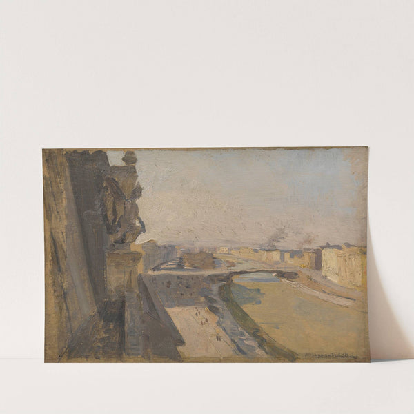 Franz-Josephs-Kai mit Donaukanal (1900) by Maximilian Suppantschitsch