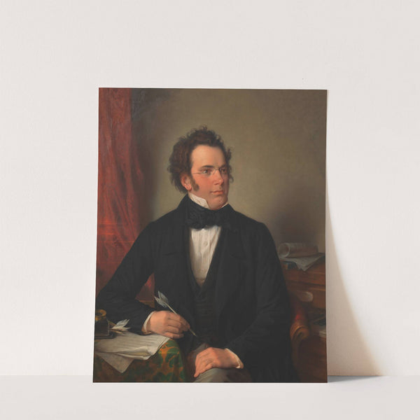 Franz Schubert (Komponist) by Wilhelm August Rieder