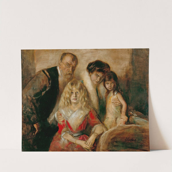 Franz von Lenbach with his wife and daughters (1903) by Franz von Lenbach