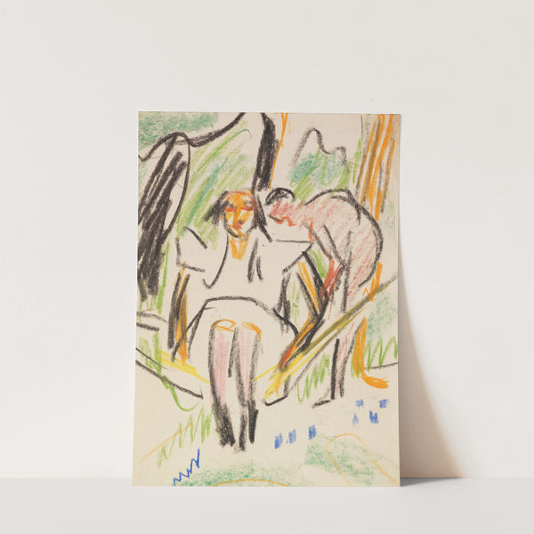 Fränzi in der Hängematte (1910) by Ernst Ludwig Kirchner