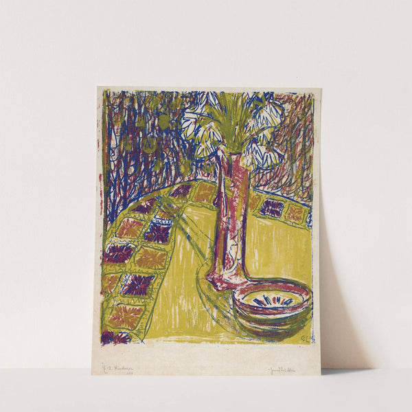 Fränzikopf mit Puppe by Ernst Ludwig Kirchner