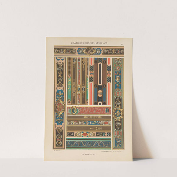 Franzosische Renaissance – Deckenmalerei (1887) by Heinrich Dolmetsch