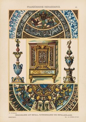 Franzosische Renaissance – EmailMalerei auf Metall (1887)