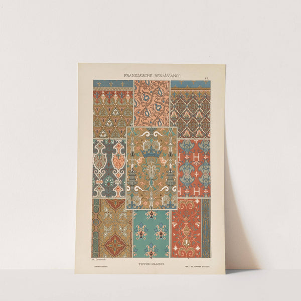 Franzosische Renaissance – Teppich-Malerei (1887) by Heinrich Dolmetsch