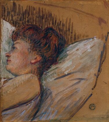 Frau im Bett (1893-1895) — size preview