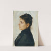 Frau im Profil by Hans Tichy