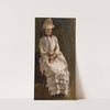 Frau im Sommerkleid (circa 1890) by Hermann Groeber