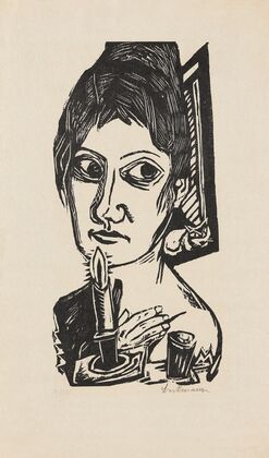 Frau mit Kerze (1920)