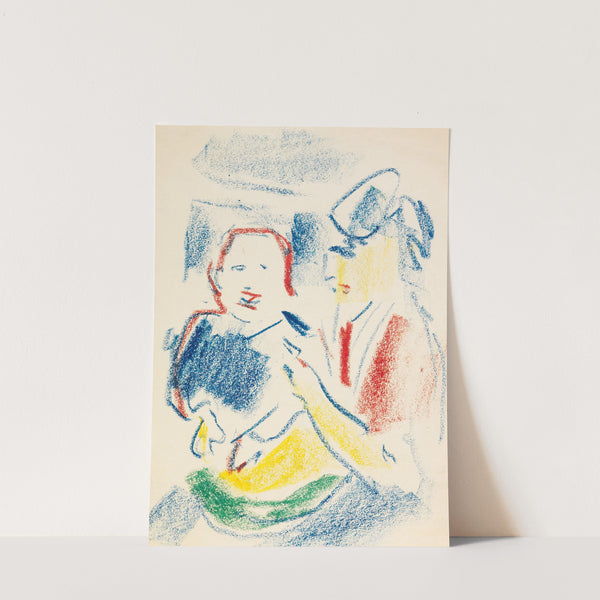 Frau mit Kind (1908) by Ernst Ludwig Kirchner