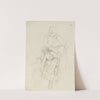 Frau mit Kind und einer Garbe unter dem linken Arm by Jakob Becker