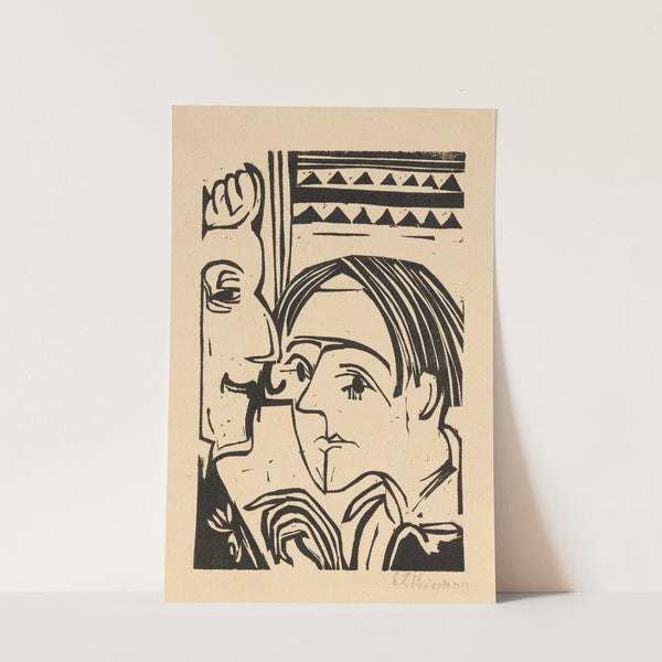 Frau und Mann (1927) by Ernst Ludwig Kirchner