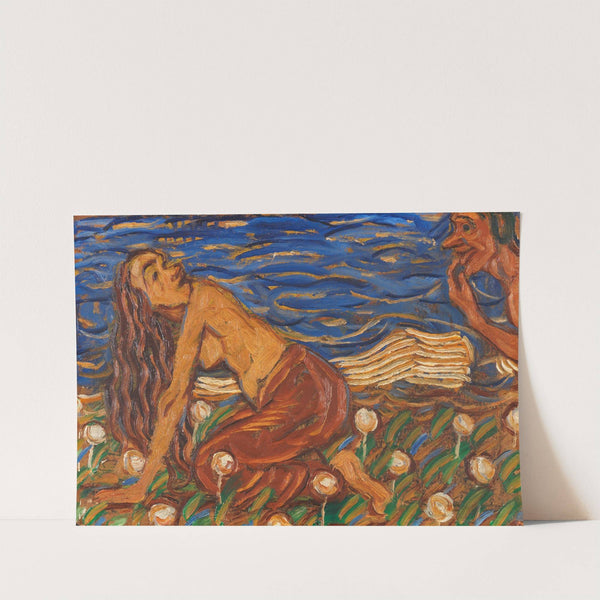 Frau und Mann in der Wiese (1912) by Christian Rohlfs