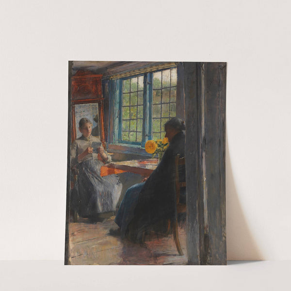 Frauen am Gartenfenster by Gotthardt Kuehl