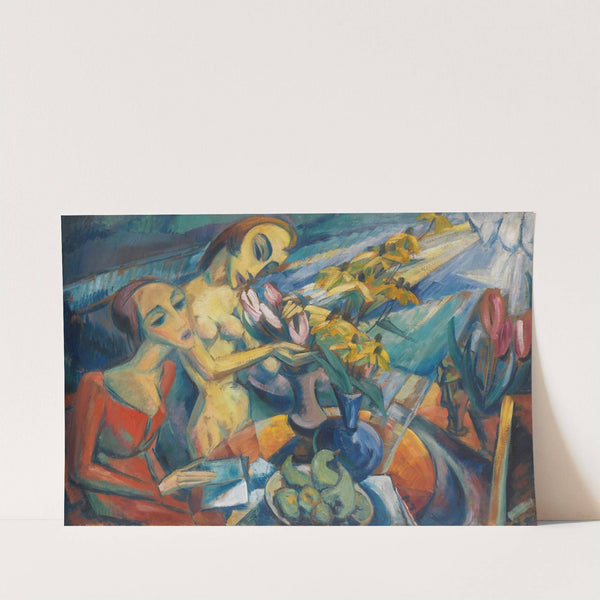 Frauen am Tisch by Dorothea Maetzel-Johannsen