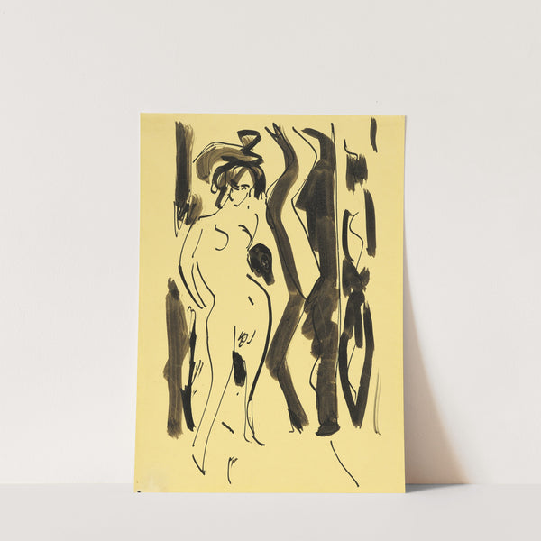 Frauenakt (1910) by Ernst Ludwig Kirchner