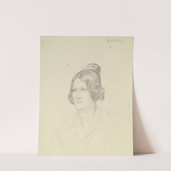 Frauenbildnis Fanny Olivier by Eduard Schaller