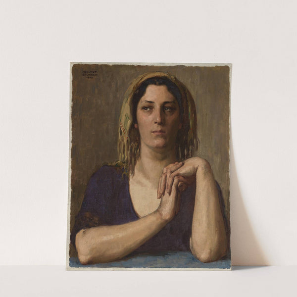 Frauenbildnis by Hellmut Eichrodt