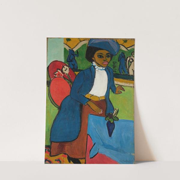 Frauenbildnis (Portrait of a Woman) (1911) by Ernst Ludwig Kirchner