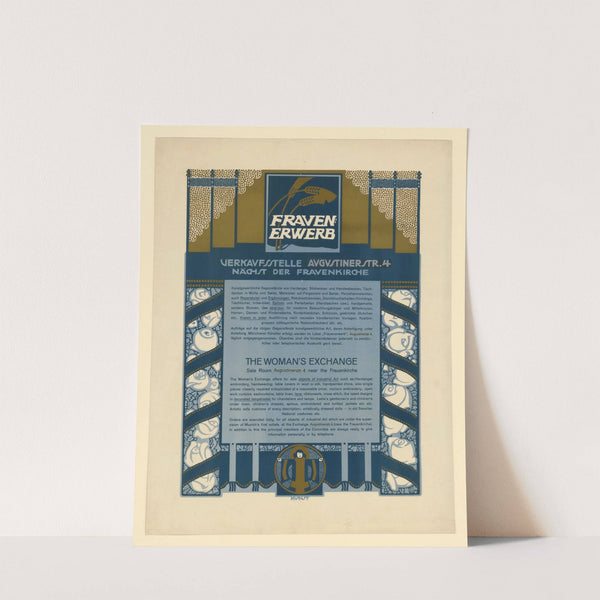 Frauenerwerb. Women’s Exchange (1870 - 1914) by Carl Kunst