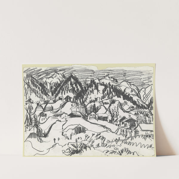 Frauenkirch (ca 1924) by Ernst Ludwig Kirchner