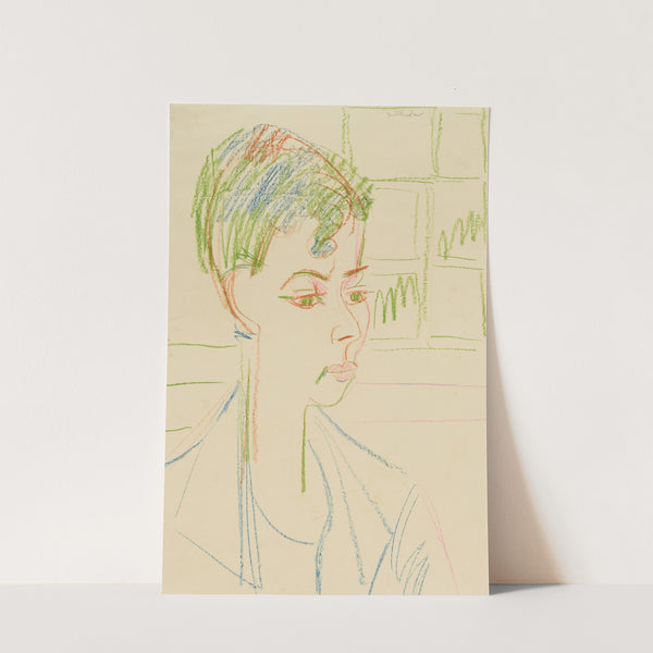 Frauenkopf (1926) by Ernst Ludwig Kirchner