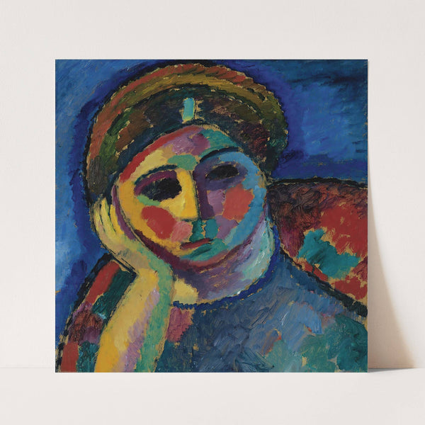Frauenkopf (Head of a Woman) by Alexej von Jawlensky