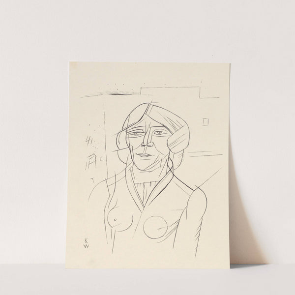 Frauenporträt by Karl Wiener