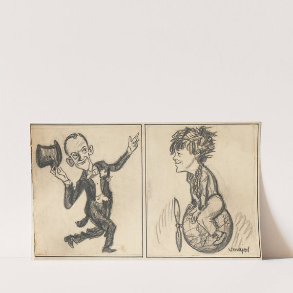 Fred Astaire & Amelia Earhart (1937) by Henry Major