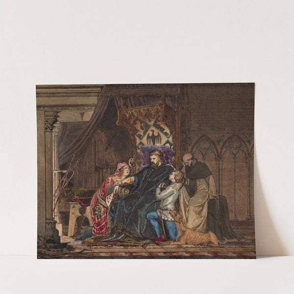 Frederick Barbarossa learning of his excommunication by Lawrence Alma-Tadema