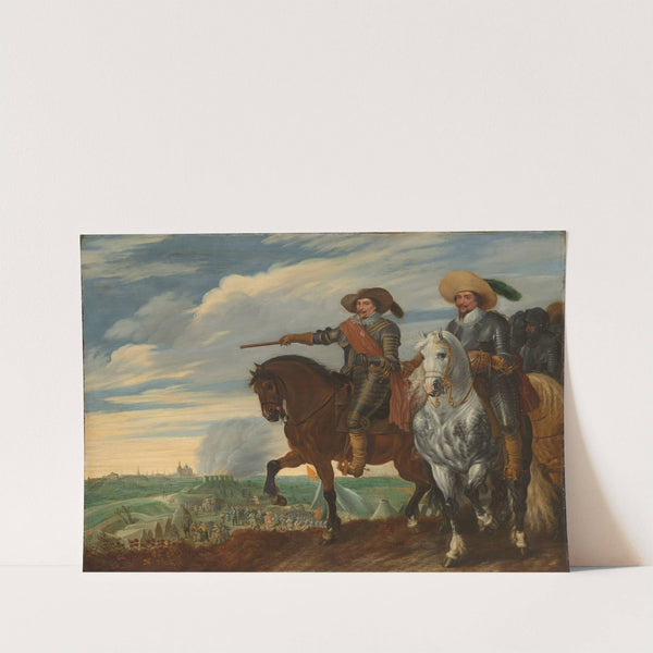 Frederick Henry and Ernst Casimir of Nassau-Dietz at the Siege of ’s Hertogenbosch (c. 1629 - c. 1635) by Pauwels van Hillegaert